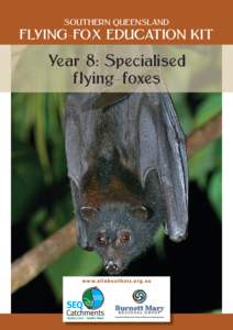 SOUTHERN QUEENSLAND  FLYING-FOX EDUCATION KIT Year 8: Specialised flying-foxes