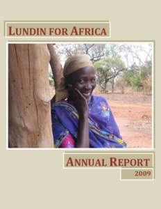 LUNDIN FOR AFRICA  ANNUAL REPORT 2009  CONTENTS