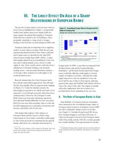 Chapter 3: The Likely Effect on Asia of a Sharp Deleveraging by European Banks, Asia and Pacific Regional Economic Outlook: Managing Spillovers and Advancing Economic Rebalancing, April 2012