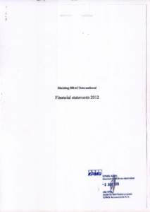 Stichting BRAC International  Financial statements 2012 KPMGA it Docume