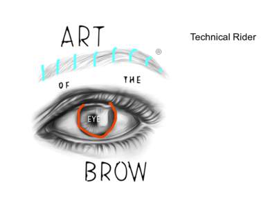 Technical Rider  Rider$Art$of$the$Eyebrow$v3$ Projec<on$screen/back$wall$ $