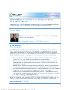 Fibre Horizons - The FTTH Council Europe Newsletter.htm