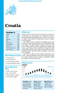 ©Lonely Planet Publications Pty Ltd  Croatia Why Go? Zagreb........................... 270 Istria.............................. 276