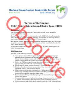 Microsoft Word - PIRT Terms of Reference.doc