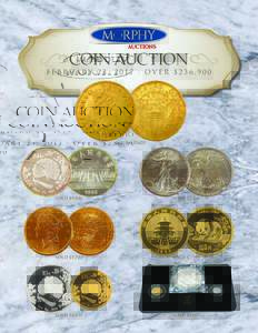 COIN AUCTION  FEBRUARY 23, 2017 ∙ OVER $236,900 SOLD $35,670