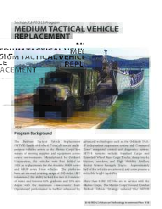 Section 7.8 PEO LS Program  MEDIUM TACTICAL VEHICLE REPLACEMENT  MTVR