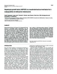 2903  Development 124, [removed]Printed in Great Britain © The Company of Biologists Limited 1997 DEV9548