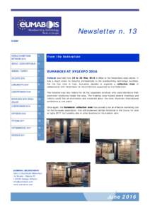 Newsletter n. 13 In brief from the federation  WORLD EXHIBITIONS