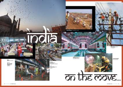 India  Rebuilding an irrigation canal Recabling India’s IT capital