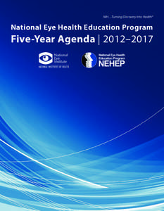 National Eye Health Education Program Five-Year Agenda[removed]