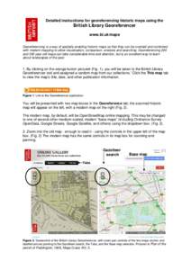 Detailed instructions for georeferencing historic maps using the British Library Georeferencer