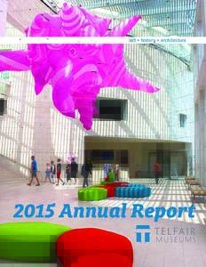 2014 By the Numbers art + history + architecture 2015 Annual Report TELFAIR.ORG