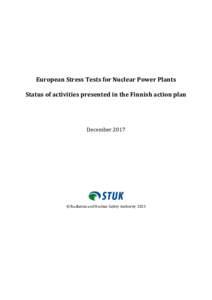European Stress Tests for Nuclear Power Plants