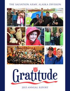 the salvation army, alask a divisionannual report REPORT FOR FISCAL YEAROCT. 1, 2014 – SEP. 30, 2015)