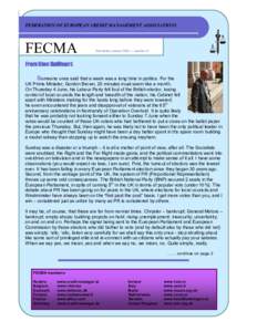 FEDERATION OF EUROPEAN CREDIT MANAGEMENT ASSOCIATIONS  FECMA Newsletter summer 2009 — number 23