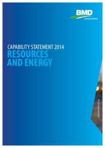 CAPABILITY STATEMENTRESOURCES AND ENERGY  we see things differently