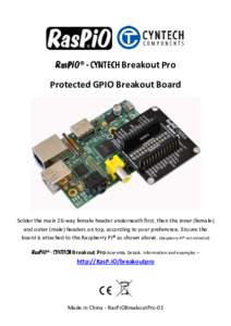 ®  Breakout Pro Protected GPIO Breakout Board