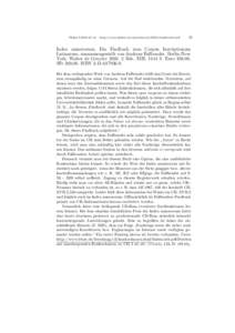 Plekos 6,2004,43–44 – http://www.plekos.uni-muenchen.de/2004/rfassbender.pdf  43 Index numerorum. Ein Findbuch zum Corpus Inscriptionum Latinarum, zusammengestellt von Andreas Faßbender. Berlin/New