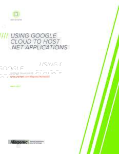WHITE PAPERUSING GOOGLE CLOUD TO HOST .NET APPLICATIONS