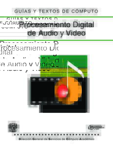 Procesamiento Digital de Audio y Video Autores: Rafael Montante López José Luis Villarreal Benítez