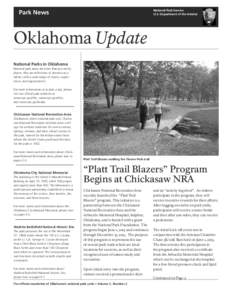 National Park Service U.S. Department of the Interior Park News  Oklahoma Update