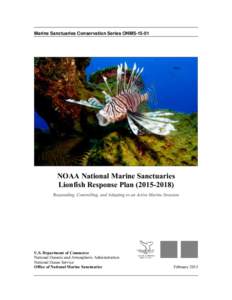 Marine Sanctuaries Conservation Series ONMS-15-01