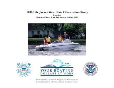 2016 Life Jacket Wear Rate Observation Study