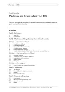 Phylloxera and Grape Industry Act 1995