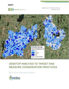 DESKTOP ANALYSIS TO TARGET AND MEASURE CONSERVATION PRACTICES