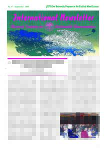No. 17 Septemberth Report on the 6 International Wood Science Symposium