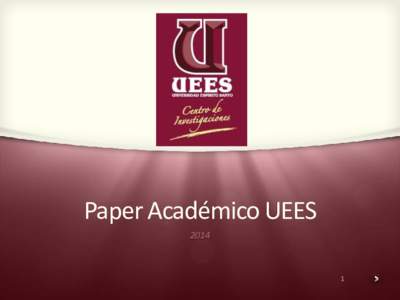 Paper Académico UEES  Artículo Académico UEES