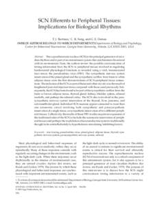 JOURNAL Bartness et OF al. /BIOLOGICAL PRV-REVEALED RHYTHMS