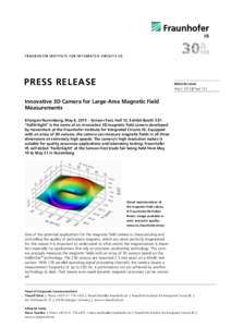 FRAUNHOFER INSTITUTE FOR INTEGR ATED CIR CUITS I IS  PRESS RELEASE PRESS RELEASE May 5, 2015 || Page 1 | 2