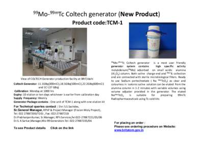 Microsoft PowerPoint - Coltech generato information  Revised