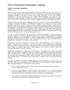 Microsoft Word - Hiroshima Congress Statement - FINAL