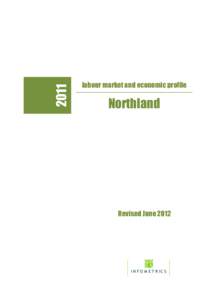 2011  labour market and economic profile Northland