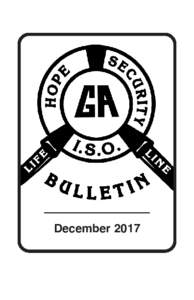 December 2017  GAMBLERS ANONYMOUS LIFE-LINE YEARLY BULLETIN SUBSCRIPTION FORM Mail to: GAMBLERS ANONYMOUS INTERNATIONAL SERVICE OFFICE