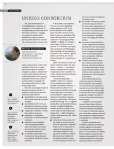 82  Innovations UNIGEO Consortium The rapid development of