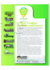 Qualeenergia10_Layout:10 Pagina 2  umido Green League la sfida continua!