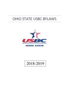 OHIO STATE USBC BYLAWS United States Bowling Congress (USBC) Ohio State USBC Association Bylaws