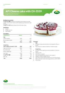 Arla Foods Ingredients Recipe Date MayPage 1/1