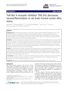 NF-κB / Toll-like receptor / MYD88 / TRIF / TLR 4 / Pattern recognition receptor / Pathogen-associated molecular pattern / Stress / Neuroprotection / Biology / Anatomy / Immune system