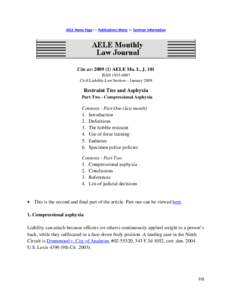 AELE Home Page ‐‐‐ Publications Menu ‐‐‐ Seminar Information        