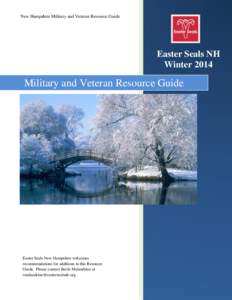 New Hampshire Military and Veteran Resource Guide  Easter Seals NH WinterMilitary and Veteran Resource Guide
