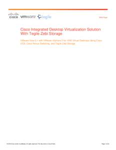 Computing / Cisco Unified Computing System / Desktop virtualization / Cisco Systems / Virtualization / Cisco Nexus switches / Wanova / Pano Logic / System software / Software / VMware