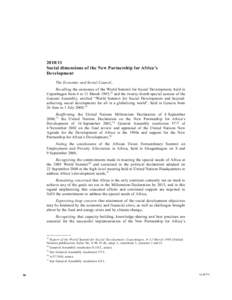 E/2010/INF/2/AddDecides that the Commission for Social Development should keep its methods of work under review. 45th plenary meeting