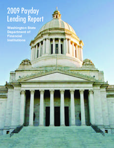 2009 Payday Lending Report - Washington State