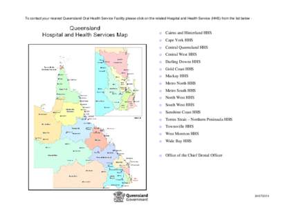 Queensland Hospital and Health Services Contact List