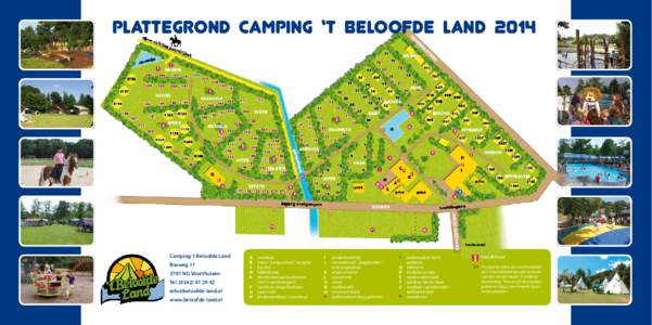 Plattegrond camping ‘t Beloofde Land[removed]Camping ‘t Beloofde Land Bosweg[removed]NG Voorthuizen Tel[removed]