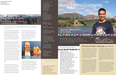 Nome Eskimo Community P.O. Box 1090 Nome, AlaskaNEC Tribal Council Janice Doherty, President